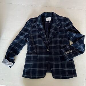 COURT & ROWE Dark Checkered Blazer
